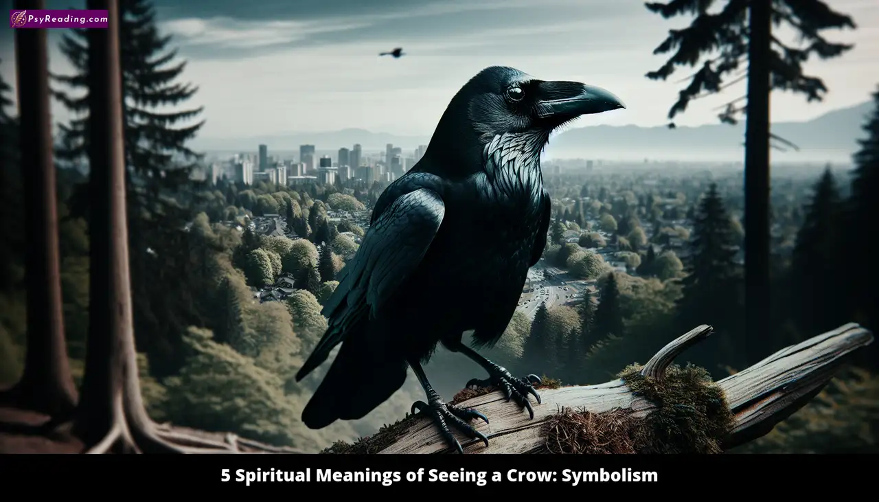 5 Spiritual Meanings of Seeing a Crow: Symbolism