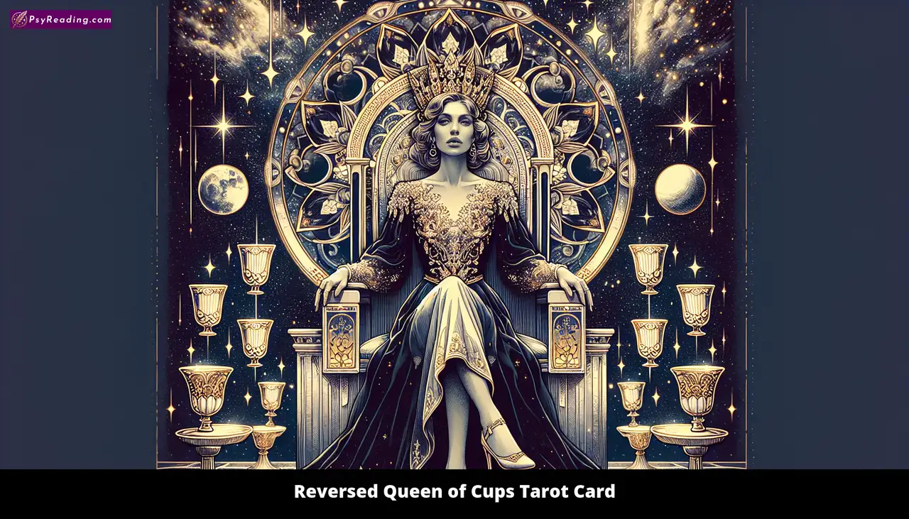 queen of cups love reading reversed