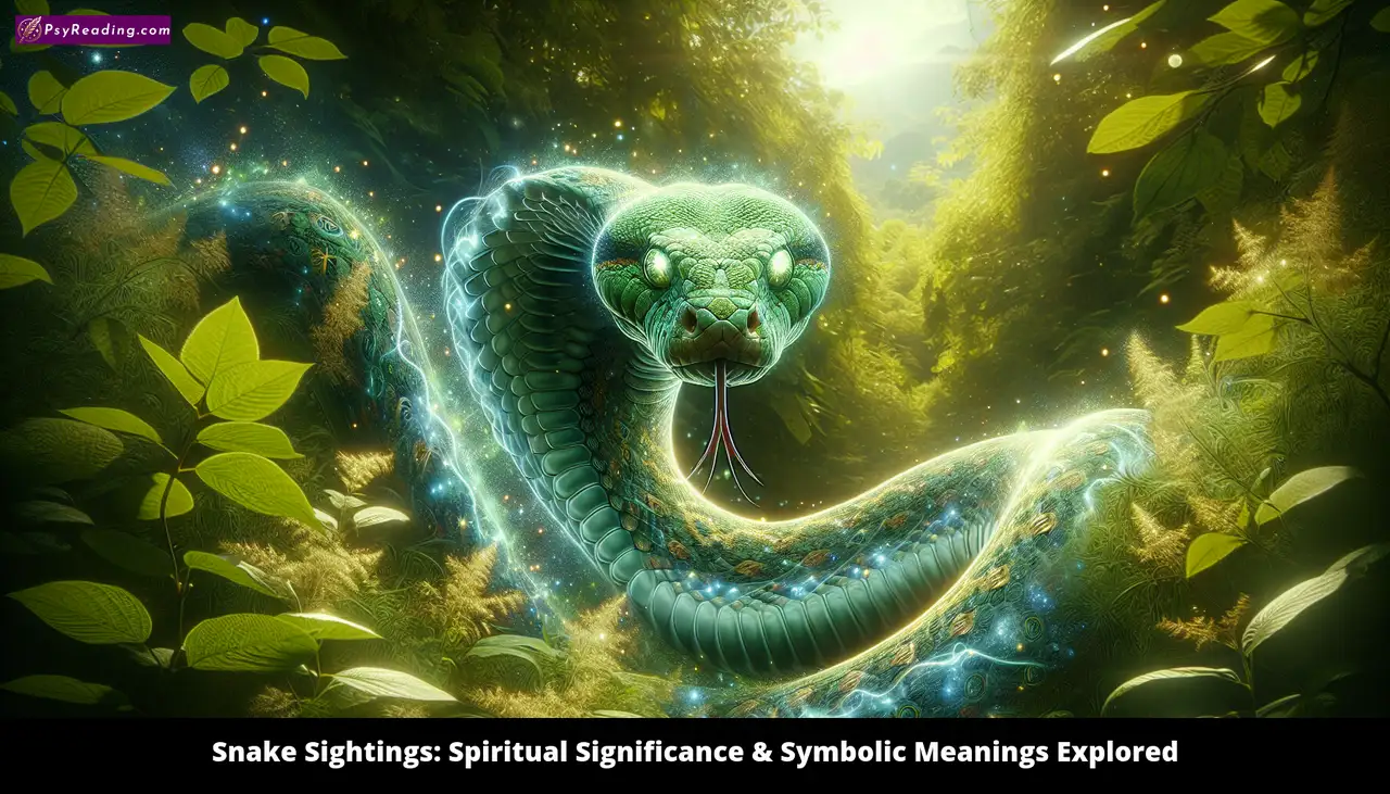 Snake symbolism in spiritual and symbolic meanings.